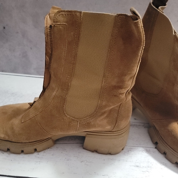 Gabor, Lion Boot, Carmel Suede, 9 - Picture 2 of 7